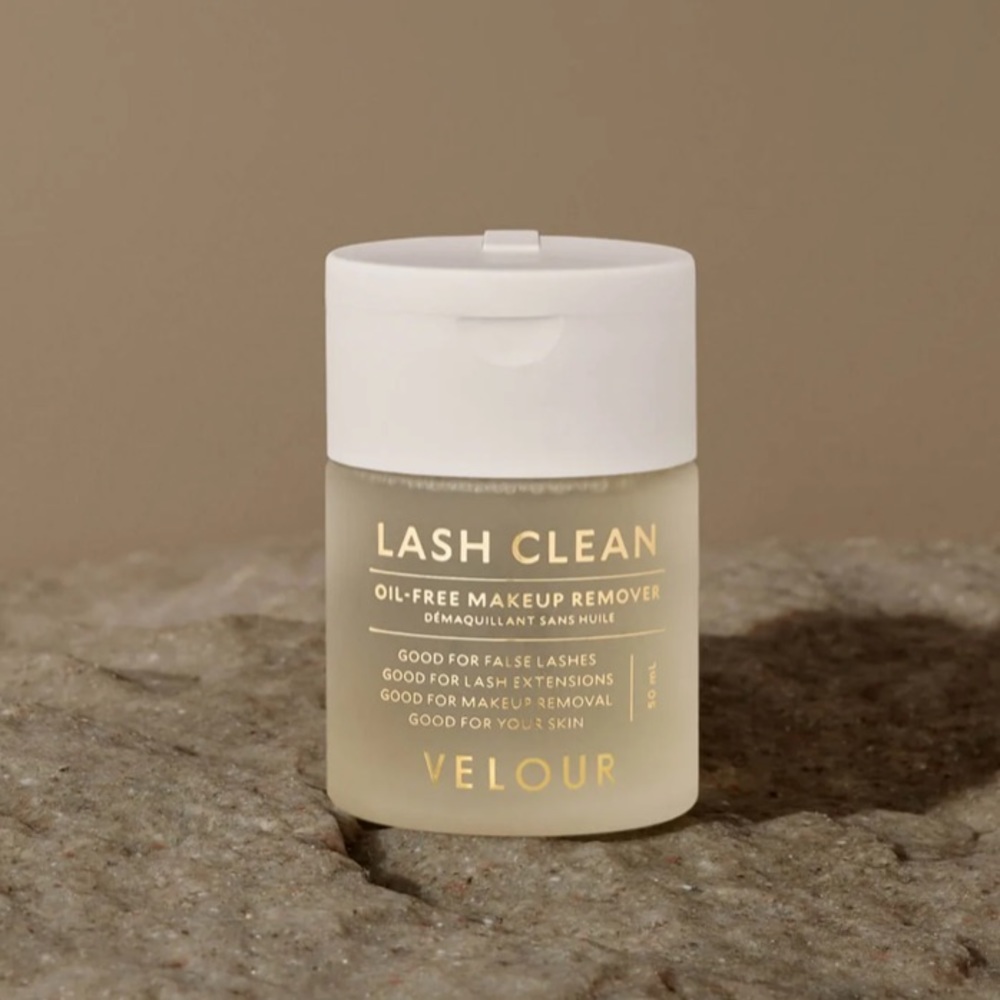 Velour Beauty Lash Clean - Oil-Free Makeup Remover for Eyes, False Lashes